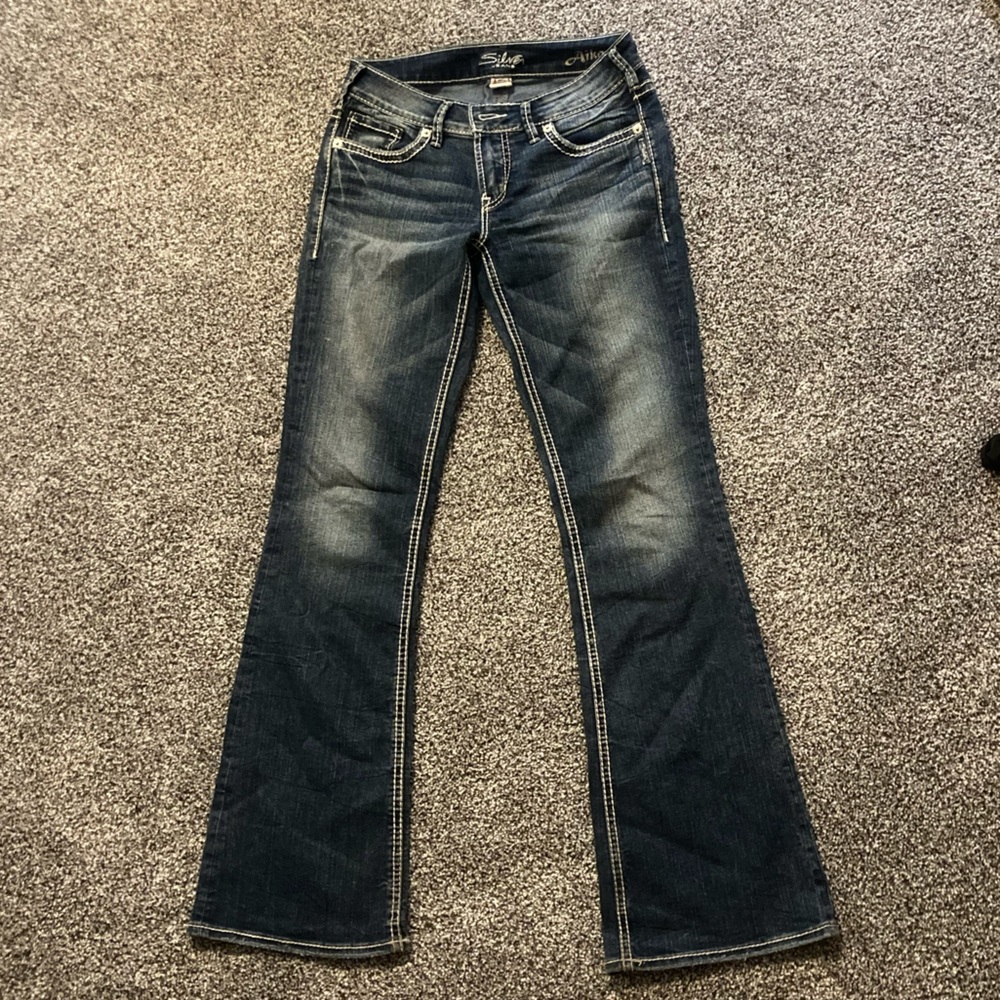 Silver Aiko Jeans